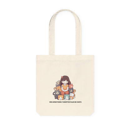 Tote Bag "Mes ambitions ? Adopter plus de chats"